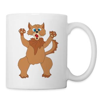 Funny cat - Mug - white - Right