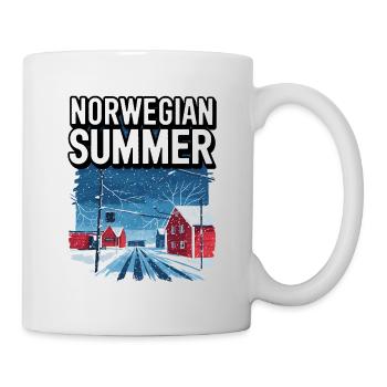 Norwegischer Sommer - Tasse - Weiß - Rechts