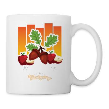 Action de grâce 7 - Mug blanc - blanc - Droite