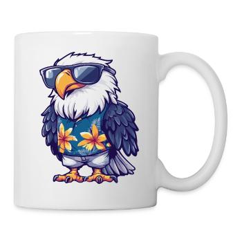 Eagle Comique Drôle d’été - Mug blanc - blanc - Droite