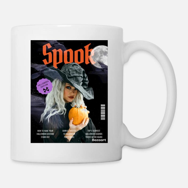 Couverture de magazine SPOOK - Mug blanc - blanc