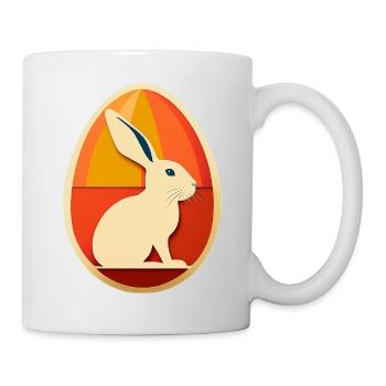 Osterei Design No.14 - Tasse - Weiß - Rechts