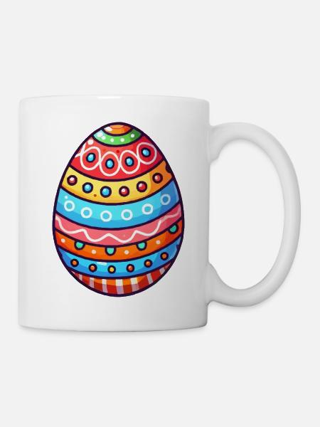 Œuf de Pâques - Mug blanc - blanc