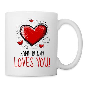 Sweet Love – "Some Bunny Loves You!" - Mug - white - Right