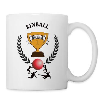 Kinball Spiel Sieger Kinballer Spieler Team Sieg - Tasse - Weiß - Rechts