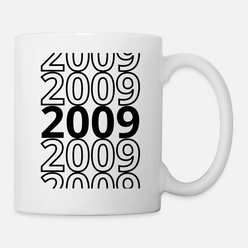 2009 2009 2009 - Tasse - Weiß