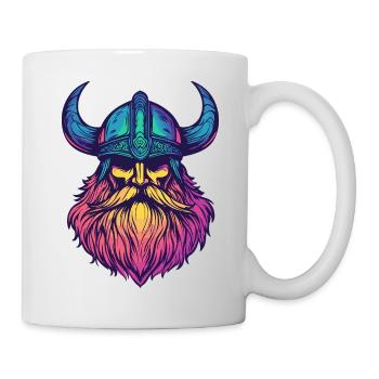 Wikinger - Tasse - Weiß - Rechts