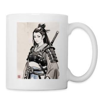 Rache in Seide und Stahl - Tasse - Weiß - Rechts