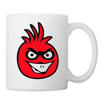 Parrot Bird Stares Nasty Aggressive Rage - Mug - white - Right