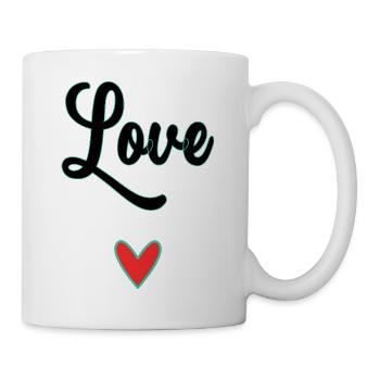 MOM. MOTHER'S DAY. HEART. FEAST. HAPPY BIRTHDAY - Mug - white - Right