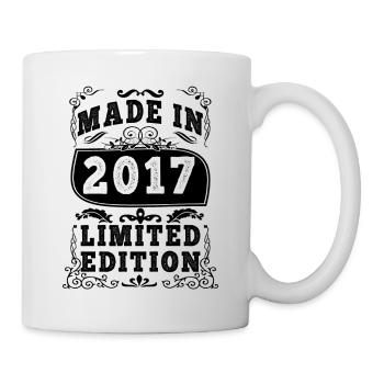 2017 Original 2017 Vintage Vintage Retro anniversa - Mug - white - Right