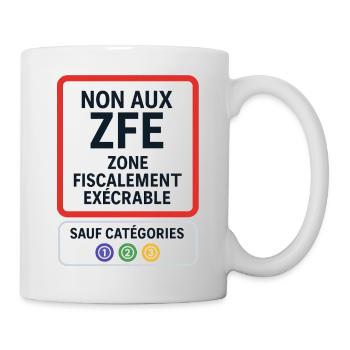 NO TO LEZS! (Panel) - Mug - white - Right