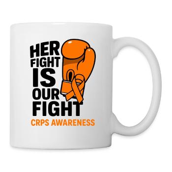 Her Fight Is Our Fight CRPS Support - Mug - white - Right