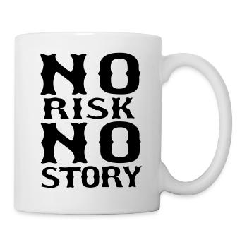 pas de risque pas d'histoire - Mug blanc - blanc - Droite