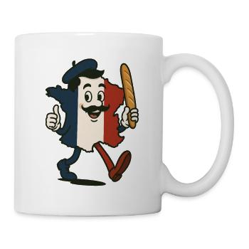 Frankreich - Tasse - Weiß - Rechts