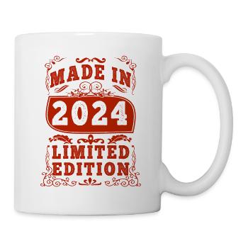 2024 anniversaire 2024 né en 2024 anniversaire - Mug blanc - blanc - Droite