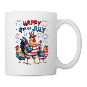 Happy 4th of july - Mug - white - Right