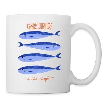Sardines Wild Caught Style - Mug - white - Right