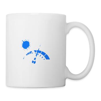 Voiture - Mug blanc - blanc - Droite