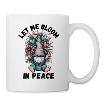 Laisse-moi m’épanouir en paix - Mug blanc - blanc - Droite