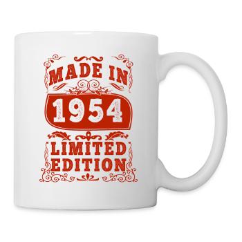 1954 anniversaire 1954 né en 1954 anniversaire - Mug blanc - blanc - Droite