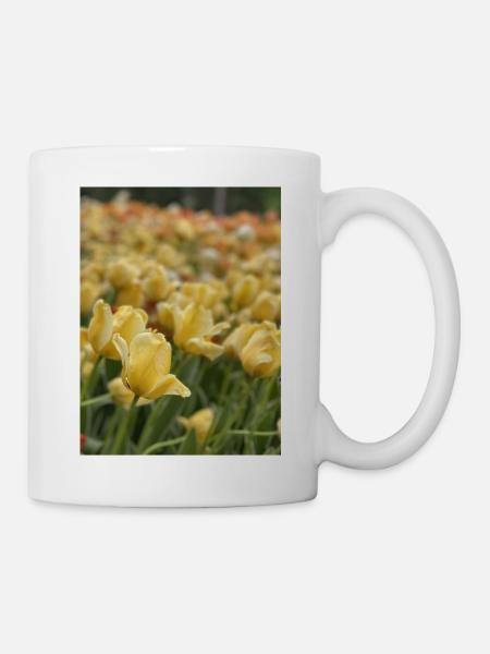 Tulip Sea yellow - Mug - white