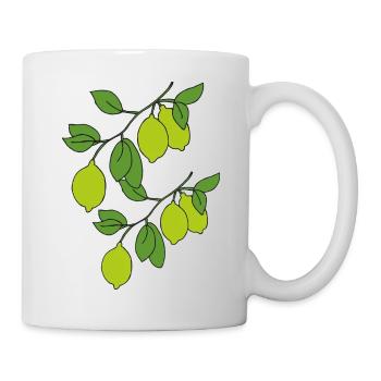Lime sprigs - Mug - white - Right