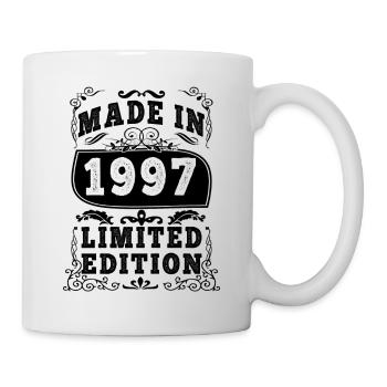 1997 Original 1997 Vintage Vintage Retro Jahrestag - Tasse - Weiß - Rechts
