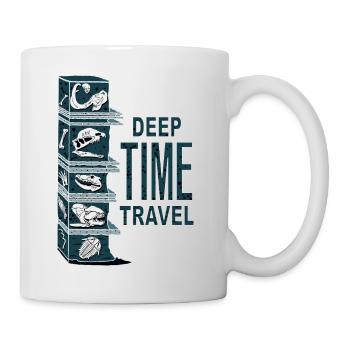Time travel through the history of the earth Geology 2 - Mug - white - Right