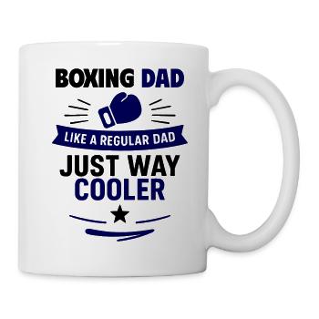 Boxing Dad – Idée cadeau pour la fête des pères - Mug blanc - blanc - Droite