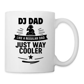 DJ Dad – Funny Father's Day Gift - Mug - white - Right