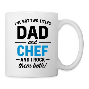 Dad and Father's Day Design - Mug - white - Right