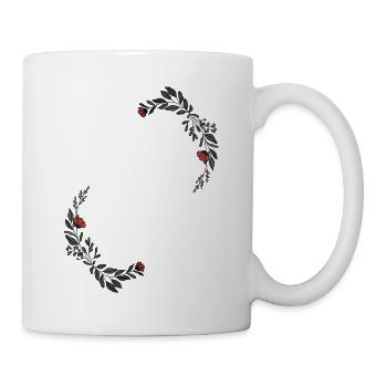 Buchstabe B - Tasse - Weiß - Rechts