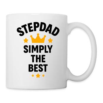 Stiefpapa einfach der Beste - Tasse - Weiß - Rechts
