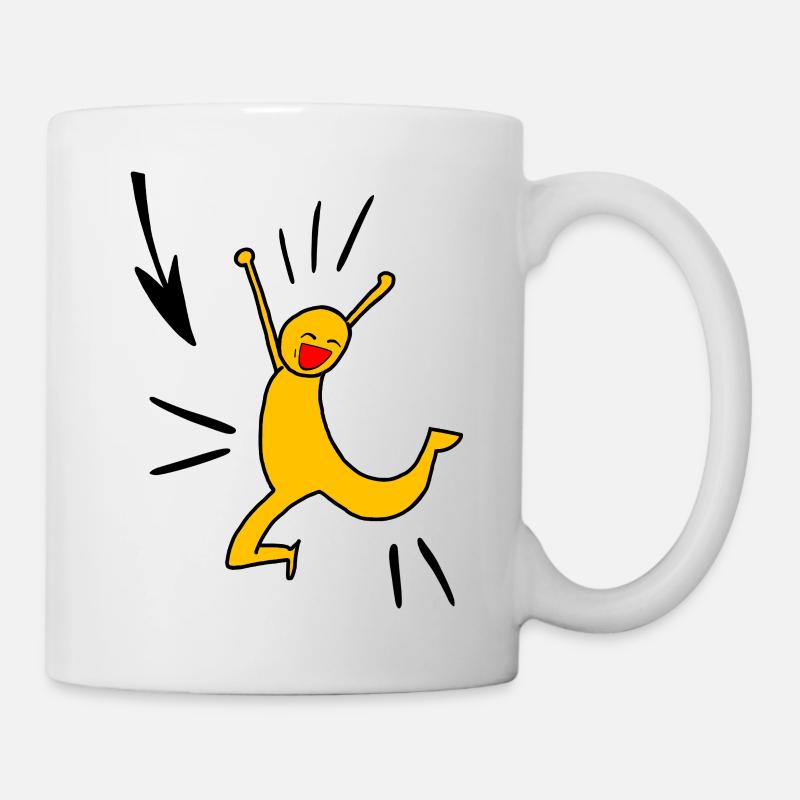 Yellow joy - Tasse - Weiß
