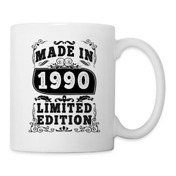 1990 Original 1990 Vintage Vintage rétro anniversa - Mug blanc - blanc - Droite