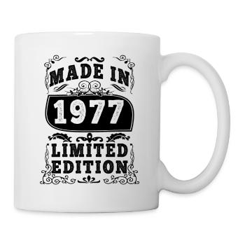 1977 Original 1977 Vintage Vintage Retro Jahrestag - Tasse - Weiß - Rechts