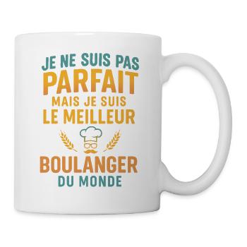 Le meilleur boulanger du monde - Mug blanc - blanc - Droite