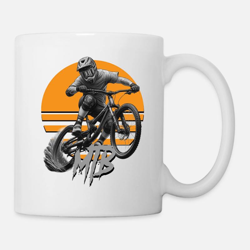 Vélo VTT - Mug blanc - blanc