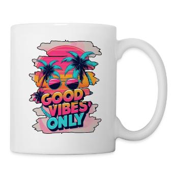 GoodVibesOnly - Mug - white - Right