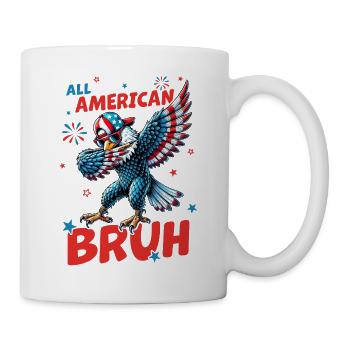 All American Bruh - Mug - white - Right