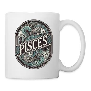 Fische - Tasse - Weiß - Rechts