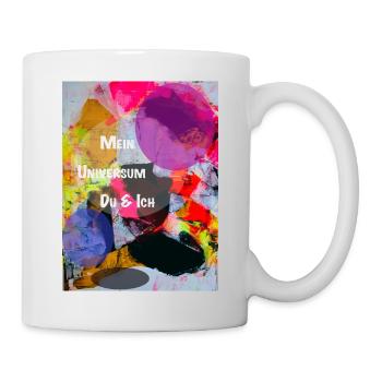 Mein Universum Du & Ich - Tasse - Weiß - Rechts