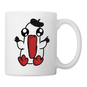 Monsieur Baguette - Tasse - Weiß - Rechts