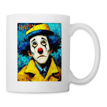 "Sad Clown" by van Gogh - Mug - white - Right