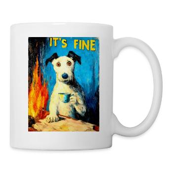 "Its Fine" by van Gogh - Mug - white - Right