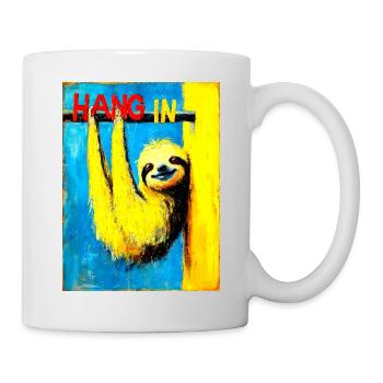 "Hang in there" by van Gogh - Mug - white - Right