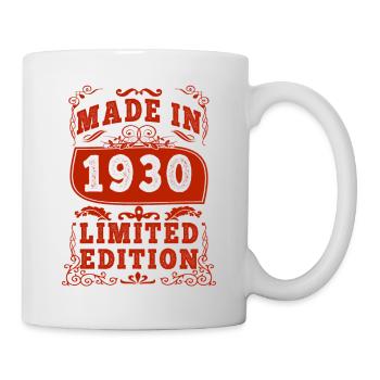 1930 anniversaire 1930 né en 1930 anniversaire - Mug blanc - blanc - Droite