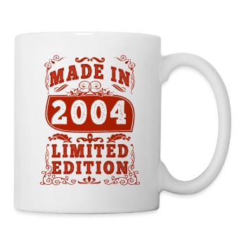 2004 anniversaire 2004 né en 2004 anniversaire - Mug blanc - blanc - Droite