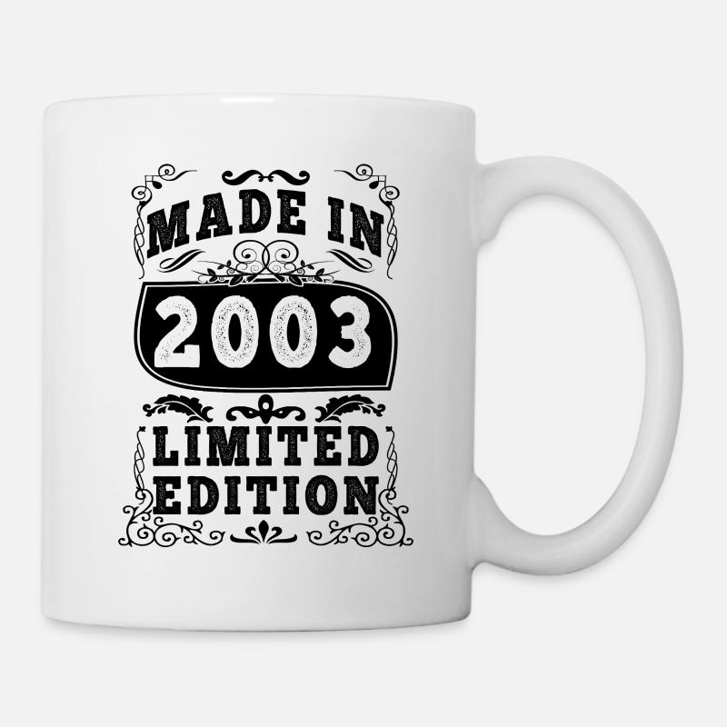2003 Original 2003 Vintage Vintage rétro anniversa - Mug blanc - blanc